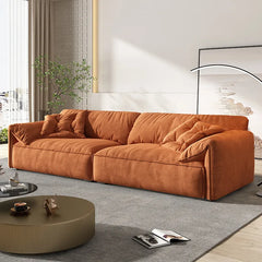 Luxurious Solid Wood Sofa - Down Stuffed Cotton Comfort for Elegant Living fsdb-2254