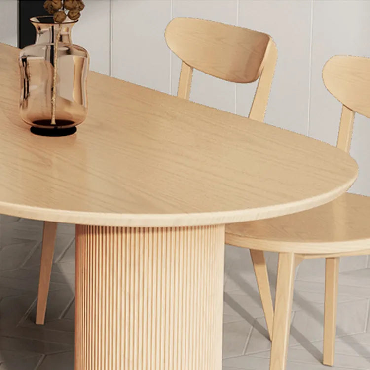 Modern Ash Wood Dining Table for Elegant Interiors fsdb-2259