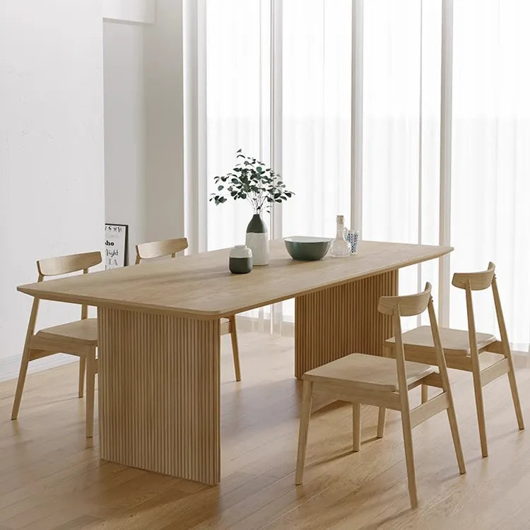 Elegant Pine Wood Dining Table – Perfect for Modern Homes fsdb-2274