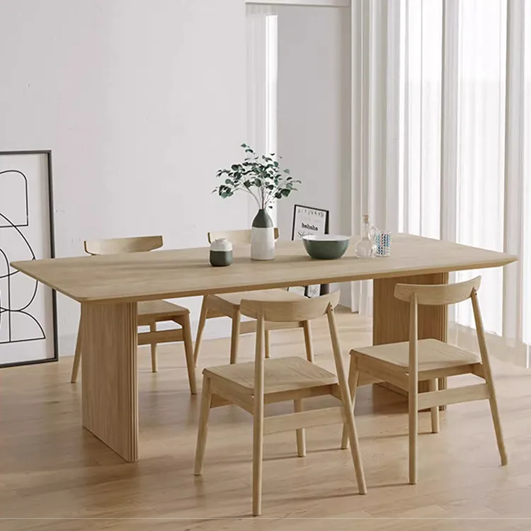 Elegant Pine Wood Dining Table – Perfect for Modern Homes fsdb-2274