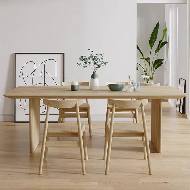 Elegant Pine Wood Dining Table – Perfect for Modern Homes fsdb-2274