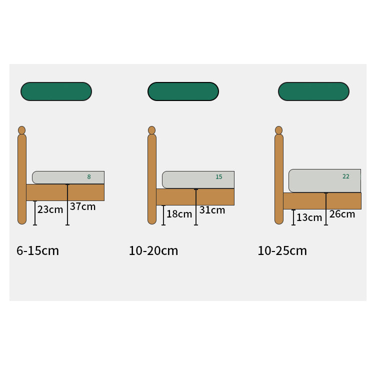 Elegant Bed Frame in Natural Beech and Pine Wood - Durable and Stylish fslmz-1084