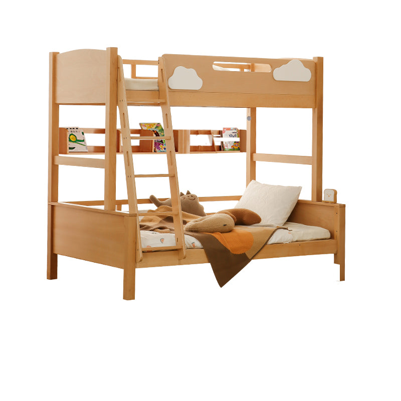 Modern Beech Wood Bunk Bed for kids - Functional Design with Drawers for Storage fslmz-1086