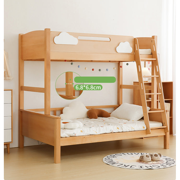 Modern Beech Wood Bunk Bed for kids - Functional Design with Drawers for Storage fslmz-1086