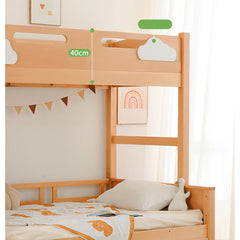 Modern Wooden Bunk Bed for Kids Functional Design with Drawers for Storage fslmz-1088