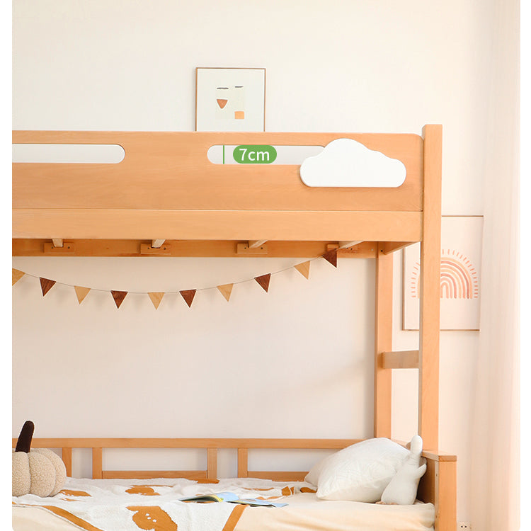 Modern Wooden Bunk Bed for Kids Functional Design with Drawers for Storage fslmz-1088