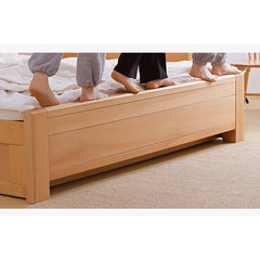 Modern Wooden Bed with Storage in Multi-Size - Stylish and Durable Design for Bedroom fslmz-1091