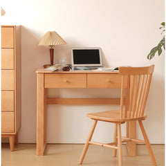 Elegant Natural Beech Wood Desk for Modern Homes fslmz-1100