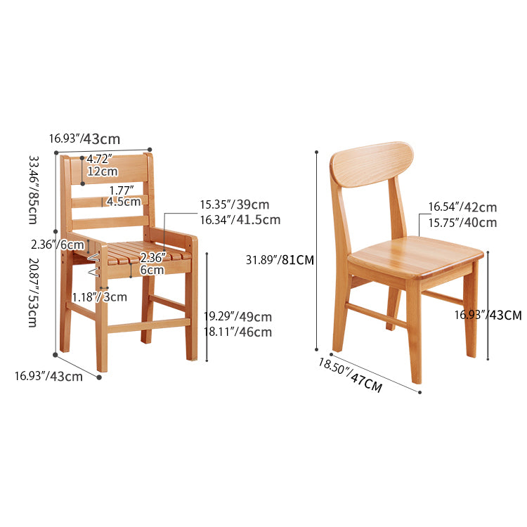 Modern Beech Wood Desk Chair for Your Bookroom or Office fslmz-1108