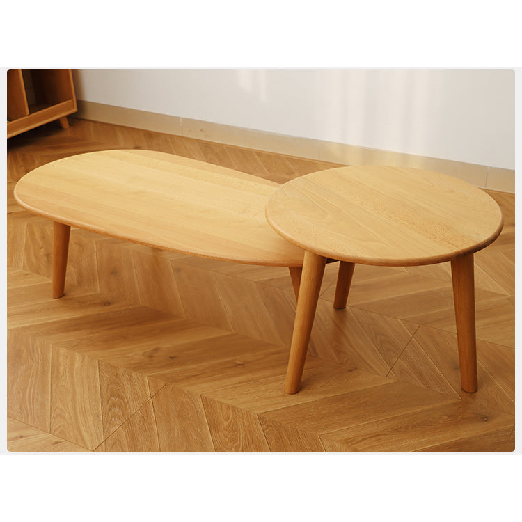 2-Pieces Exquisite Beech Wood Coffee Table - Perfect for LIvingroom fslmz-1121