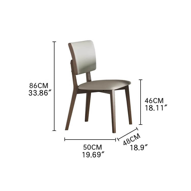 Modern Multi-Material Table with White Sintered Stone and Ash Wood Finish fsm-312