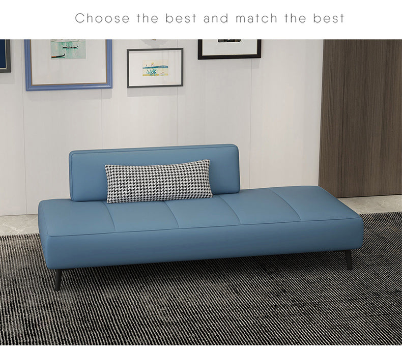 Modern Multi-Color Sofa with Techno Fabric and Durable Particle Board Frame fsmy-406