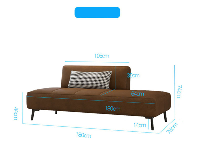 Modern Multi-Color Sofa with Techno Fabric and Durable Particle Board Frame fsmy-406