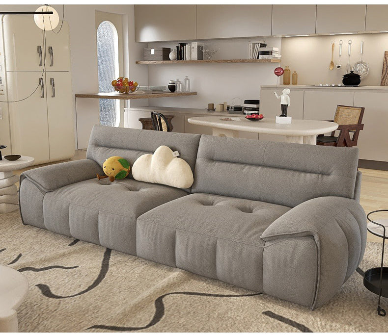 Stylish Multi-Color Living Room Sofa with Wood Accents - Durable and Comfortable fsmy-451