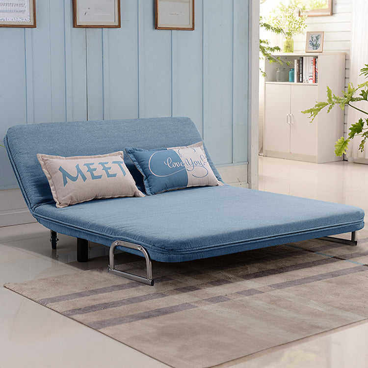 Modern Cotton-Linen Sofa Bed in Multi-Color - Perfect Futon Design for Small Living Room fsq-1417