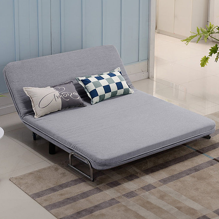 Modern Cotton-Linen Sofa Bed in Multi-Color - Perfect Futon Design for Small Living Room fsq-1417