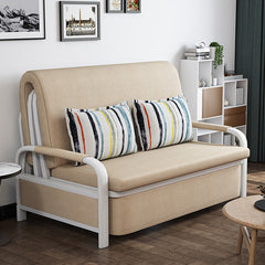 Minimalistic Cotton Linen Sofa Bed - Stylish & Durable Futon for Living Room fsq-1418