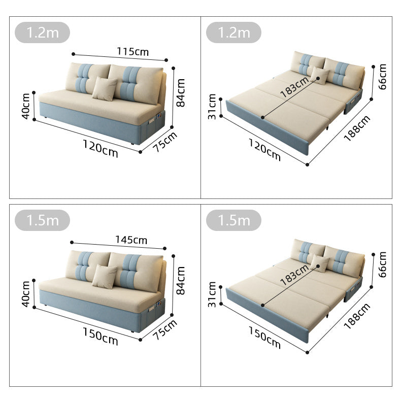 Stylish Cotton-Linen Sofa Set in Vibrant Orange, Beige, Light Blue, Dark Green, Gray, and Yellow - Premium Brown Finish fsx-1006