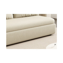 Stylish Cotton-Linen Sofa in Khaki, Light Gray, Dark Blue, Brown, and BlueGray fsx-1008