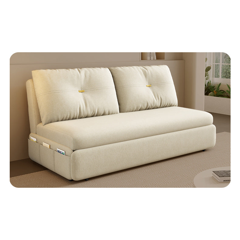 Stylish Cotton-Linen Sofa in Khaki, Light Gray, Dark Blue, Brown, and BlueGray fsx-1008