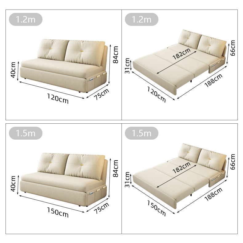 Stylish Cotton-Linen Sofa in Khaki, Light Gray, Dark Blue, Brown, and BlueGray fsx-1008