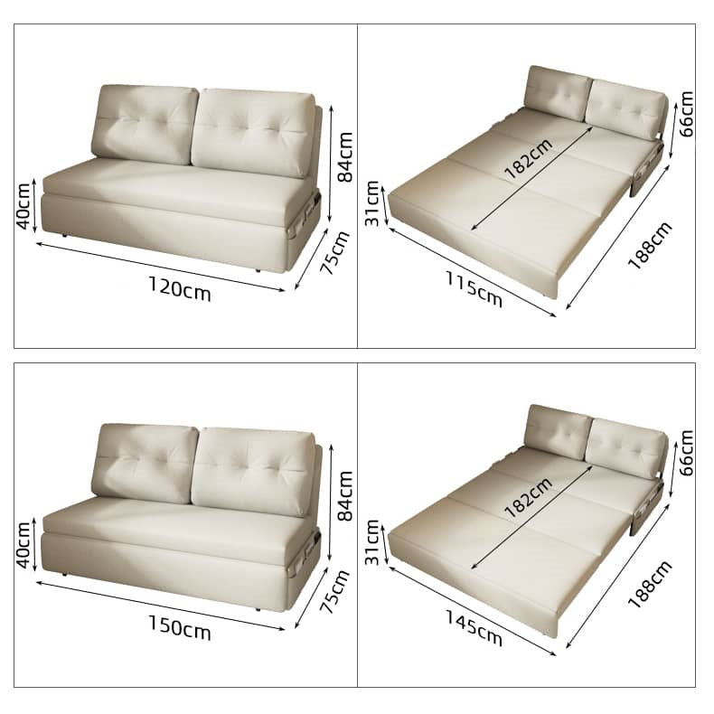 Stylish Sofa Collection: Khaki, Light Gray, Dark Blue & Brown Linen Options fsx-1012