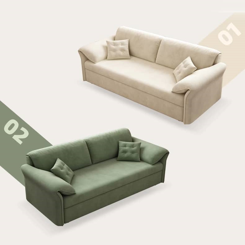 Stylish Sofa in White, Light Gray, Brown, Green, and Blue - Premium Comfort and Design fsx-1015