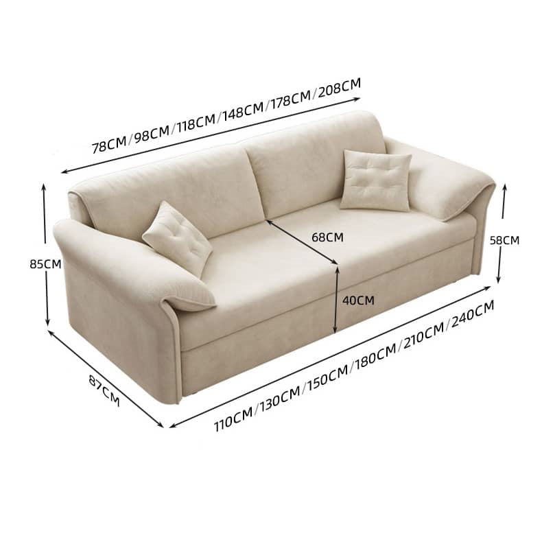 Stylish Sofa in White, Light Gray, Brown, Green, and Blue - Premium Comfort and Design fsx-1015