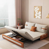 Versatile Multi-Color Suede Fabric Sofa: Stylish Orange, Beige, Light Brown, Pink, Green, Blue & Dark Gray Options fsx-1016