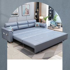 Stylish Leathaire Sofa in Light Blue, Gray, Pink, Dark Green, and White – Ultimate Comfort and Elegance fsx-1017