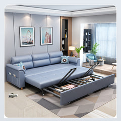 Stylish Leathaire Sofa in Light Blue, Gray, Pink, Dark Green, and White – Ultimate Comfort and Elegance fsx-1017