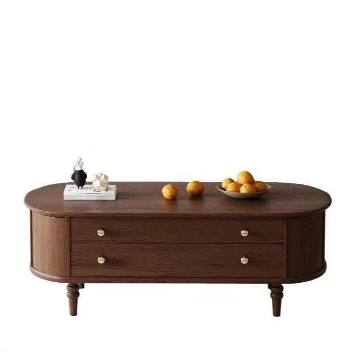Mid-Century Modern Coffee Table with Elegant Design and Ample Storage fvp-4590