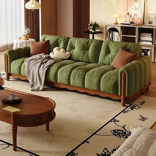 Comfortable Eighth Generation Design Sofa with Ash Wood Frame – No-Wash Convenience & Modern Style fvp-4598