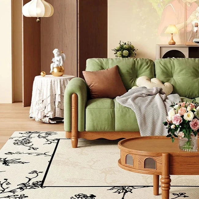 Comfortable Eighth Generation Design Sofa with Ash Wood Frame – No-Wash Convenience & Modern Style fvp-4598