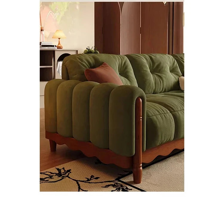 Comfortable Eighth Generation Design Sofa with Ash Wood Frame – No-Wash Convenience & Modern Style fvp-4598