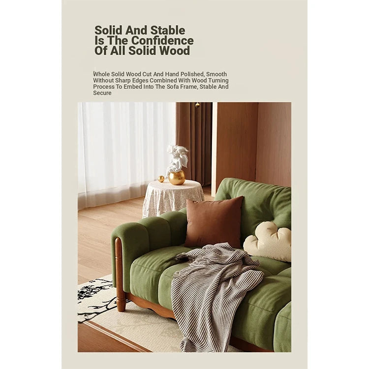 Comfortable Eighth Generation Design Sofa with Ash Wood Frame – No-Wash Convenience & Modern Style fvp-4598