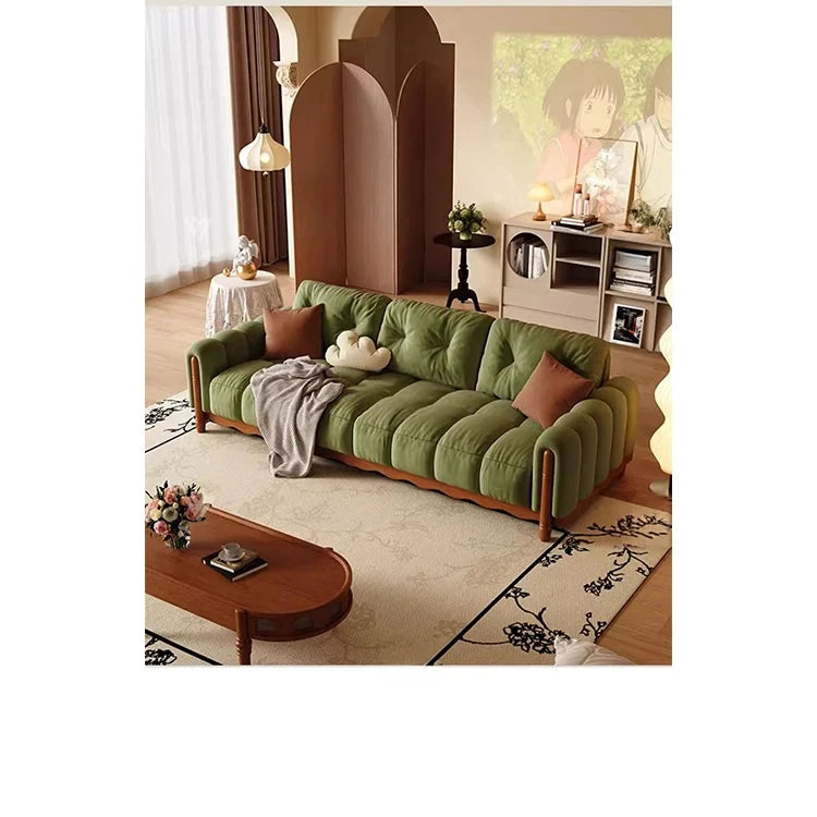 Comfortable Eighth Generation Design Sofa with Ash Wood Frame – No-Wash Convenience & Modern Style fvp-4598