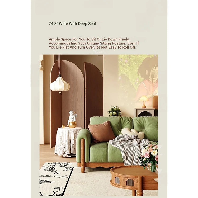 Comfortable Eighth Generation Design Sofa with Ash Wood Frame – No-Wash Convenience & Modern Style fvp-4598