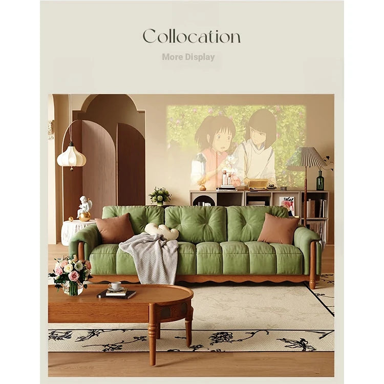 Comfortable Eighth Generation Design Sofa with Ash Wood Frame – No-Wash Convenience & Modern Style fvp-4598