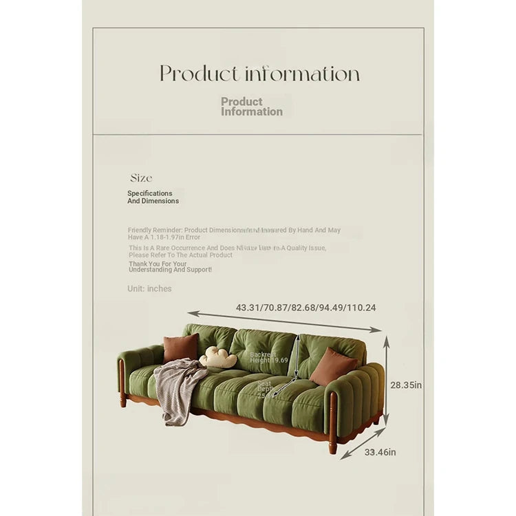 Comfortable Eighth Generation Design Sofa with Ash Wood Frame – No-Wash Convenience & Modern Style fvp-4598