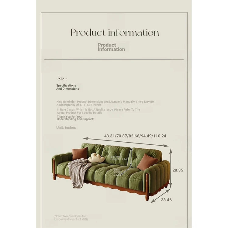 Comfortable Eighth Generation Design Sofa with Ash Wood Frame – No-Wash Convenience & Modern Style fvp-4598