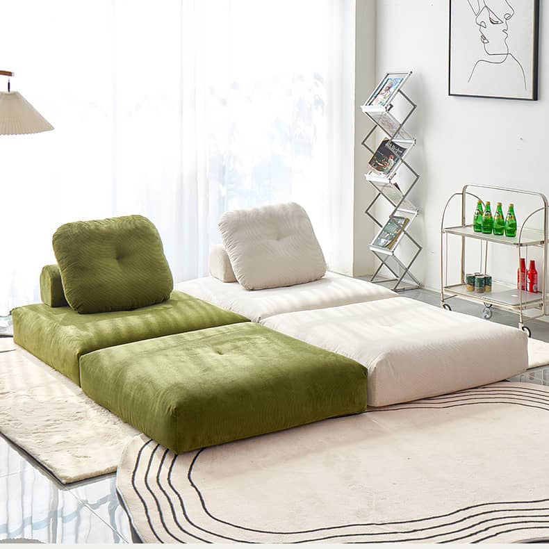 Minimalistic Sectional Sofa Foam & Down Filling Modern Sofa Bed for LIvingroom fwlp-938