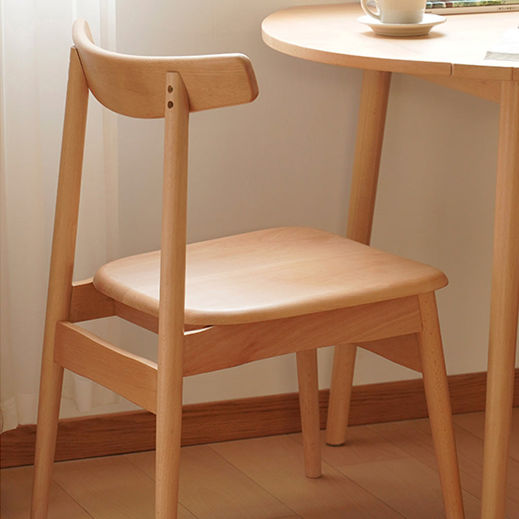 Beech Wood Dining Chair in Natural Wood Color - Perfect for Diningroom fxgmz-593