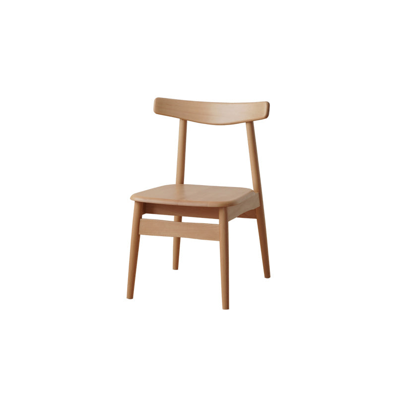 Beech Wood Dining Chair in Natural Wood Color - Perfect for Diningroom fxgmz-593