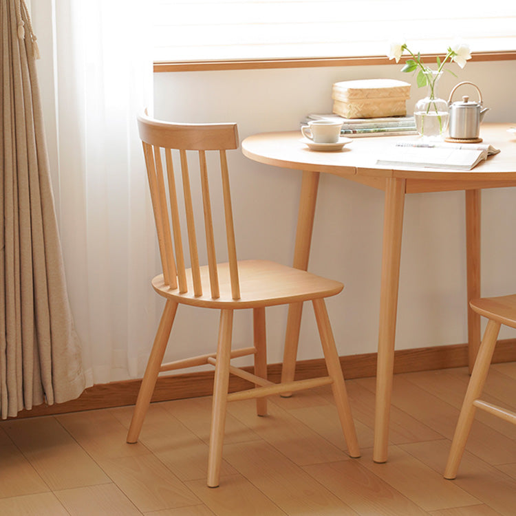 Minimalistic Beech Wood Dining Chair in Natural Wood Color - Modern Design for Diningroom fxgmz-594