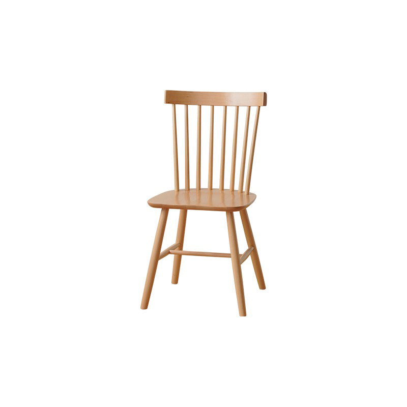 Minimalistic Beech Wood Dining Chair in Natural Wood Color - Modern Design for Diningroom fxgmz-594