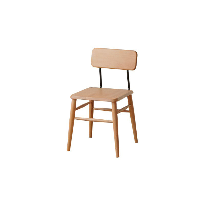 15.7‘’ Sleek Beech Wood Dining Chair in Natural Wood Color – Modern and Durable Seating fxgmz-595