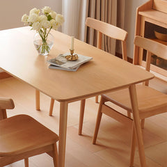 Oval Beech Wood Dining Table – Perfect & Durable Design for 6 fxgmz-597