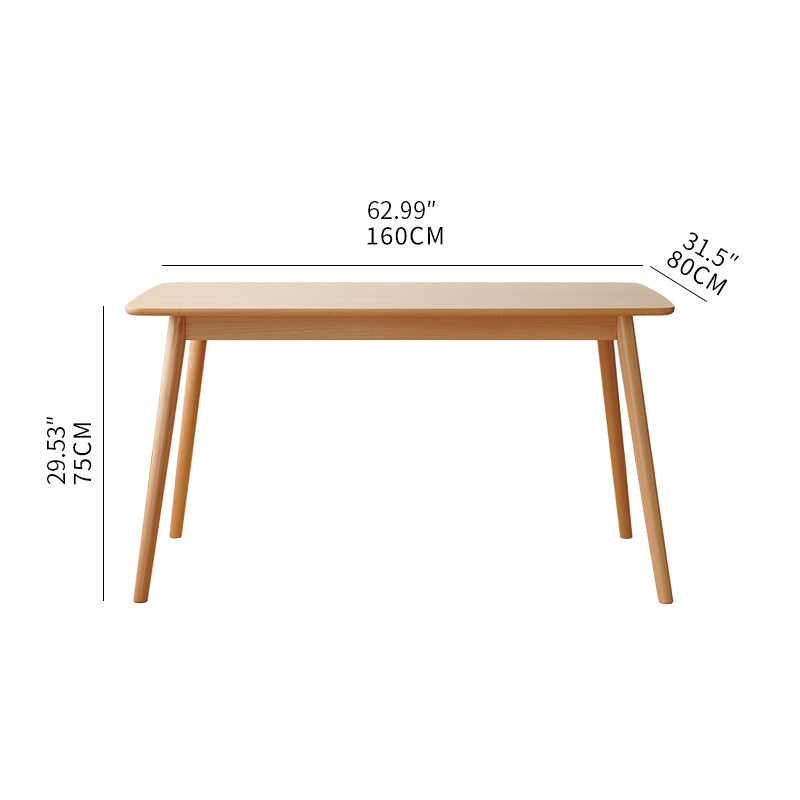 Oval Beech Wood Dining Table – Perfect & Durable Design for 6 fxgmz-597