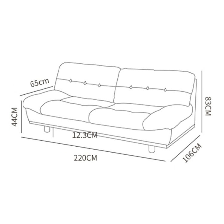 Luxurious Off White Sofa with Beech Wood Frame and Goose Down Silicon Fill in Techno Fabric fxgmz-603